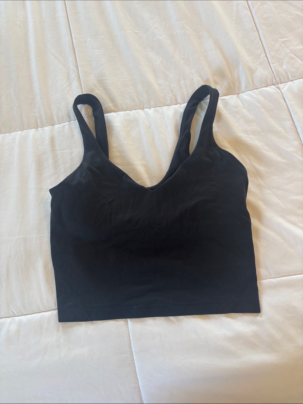 lululemon align tank Black V-Neck Seamless Tank